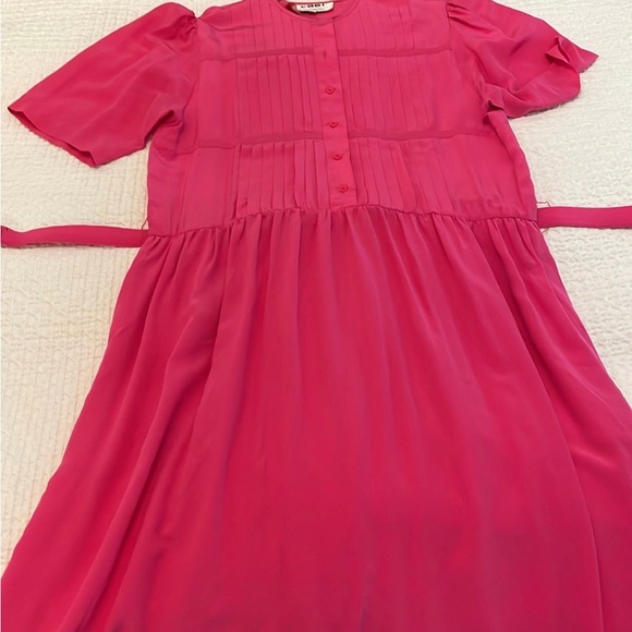 CASI vintage 100% silk hot pink Hong Kong 10 - Picture 5 of 7